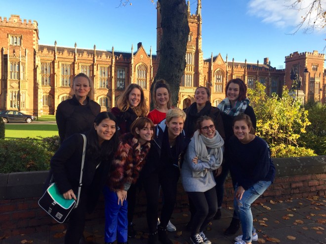 Some of our MA in Arts Management & Cultural Policy students from UCD attending the Irish Museums Association event in Belfast