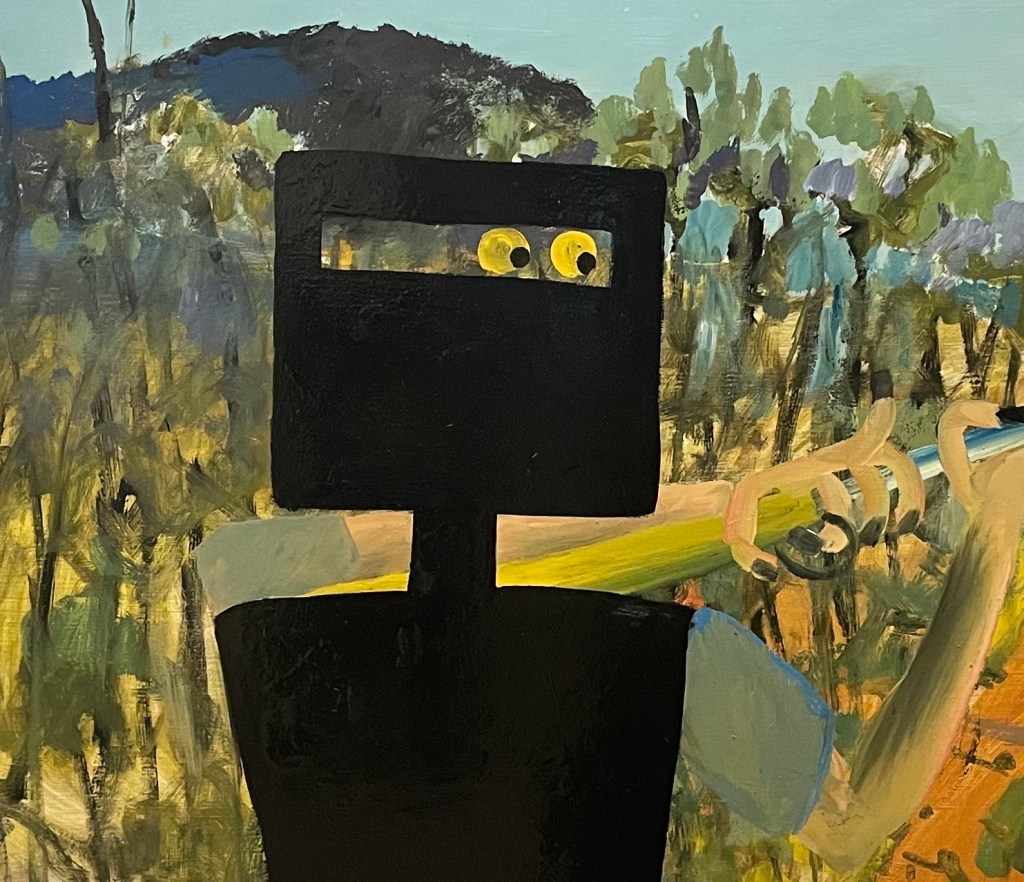 'First-Class Marksman', by Sidney Nolan, Art Gallery of New South Wales
